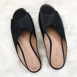 Madewell Black Tavi Slide Sandals Women Size 9
